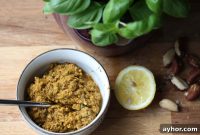 Brazil Nut & Sun-Dried Tomato Vegan Pesto (With Video)