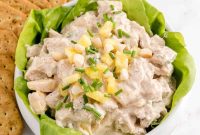 Hawaiian Chicken Salad with Pineapple and Macadamia Nuts