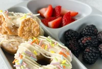 Moist Baked Carrot Cake Donuts with Cream Cheese Glaze