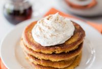 Fluffy Pumpkin Spice Pancakes with Maple Syrup Recipe