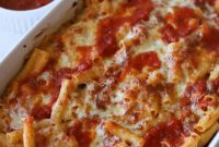Vegetarian Baked Ziti with Cheesy Tomato Sauce