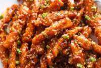 Crispy Honey-Chili Potatoes Recipe — Sweet Spicy Fried Potatoes