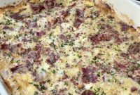Creamy Baked Reuben Dip with Corned Beef and Sauerkraut