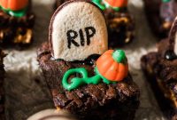 Graveyard Halloween Brownies Recipe: Spooky Chocolate Treats
