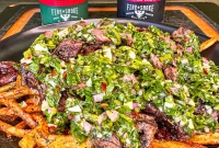 Chimichurri Steak Fries with Garlic and Parmesan
