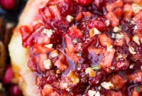 Apple and Cranberry Baked Brie Recipe for Holiday Entertaining