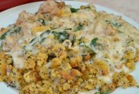 Crispy Chicken Florentine with Spinach and Parmesan