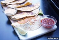 Crispy Queso Chicken Tacos from the Blackstone Griddle