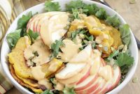 Autumn Harvest Salad with Creamy Pumpkin Dressing