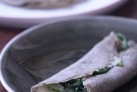 Savory Buckwheat Crepes with Greens and Gruyère Filling