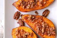 Maple-Pecan Roasted Sweet Potatoes with Citrus Zest