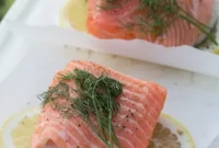 Lemon Dill Salmon Baked in Parchment (Flavorful & Juicy)