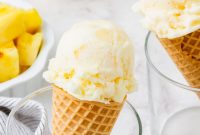 Homemade Pineapple Ice Cream Recipe — Creamy Tropical Delight