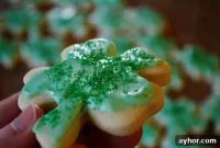 St. Patrick’s Day Shamrock Sugar Cookies Recipe