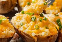 Boursin-Stuffed Twice-Baked Potatoes Recipe