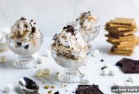 S’mores Ice Cream Recipe: Toasted Marshmallow & Graham Swirl