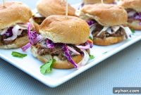 Carne Asada Sliders with Spicy Mexican Slaw Recipe