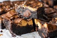 Reese’s Peanut Butter Cup Crack Brownies Recipe