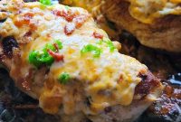 Jalapeño Popper Stuffed Chicken Breast with Creamy Cheese Filling