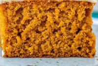 Moist Pumpkin Cake with Cream Cheese Frosting Recipe