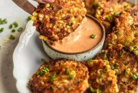 Crispy Bacon & Corn Fritters with Smoky Chipotle Aioli