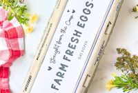 Free Printable Farm-Fresh Egg Labels for Jars and Baskets