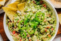 Chunky Guacamole Recipe with Fresh Tomatoes and Cilantro