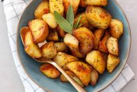 Crispy Herb-Roasted Potatoes with Garlic and Parmesan