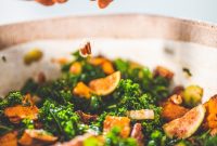 Roasted Sweet Potato and Fig Salad with Honey-Balsamic Dressing