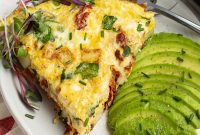 Sun-Dried Tomato and Cottage Cheese Frittata Recipe
