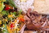 Crispy Shredded Pork Roast Wraps with Tangy Slaw