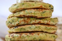 Crispy Zucchini Fritters with Yogurt Dipping Sauce