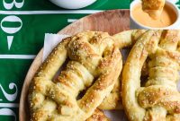 Soft Warm Pretzels with Creamy Beer Cheese Dip