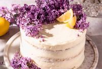Lemon-Lilac Cake Recipe: Light Floral Citrus Dessert