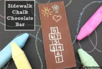Sidewalk Chalk Chocolate Bar: DIY Candy-Inspired Pavement Art