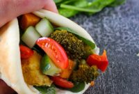 Homemade Chicken Shawarma Vegetable Wrap Recipe