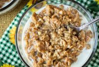 Maple Cinnamon Steel-Cut Oatmeal Made in a Slow Cooker