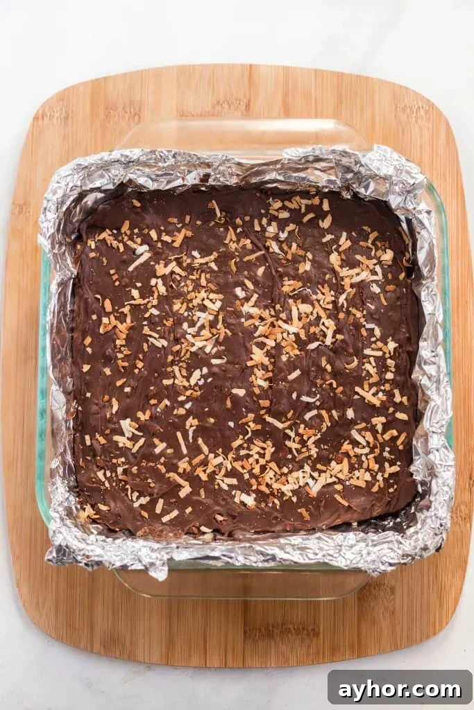Simple toasted coconut fudge
