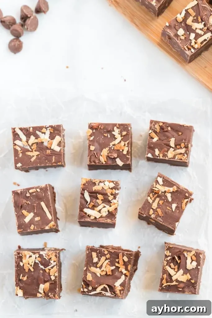 Toasted Coconut Fudge