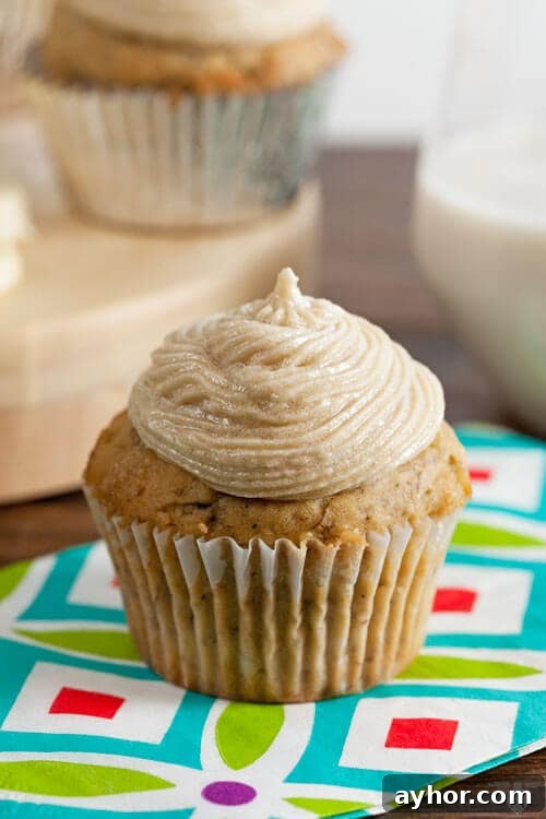 Top Recipes from 2015: Most-Loved Dishes and Classics 15 Dairy Free Banana Cupcakes with Brown Sugar Buttercream (Dairy Free)