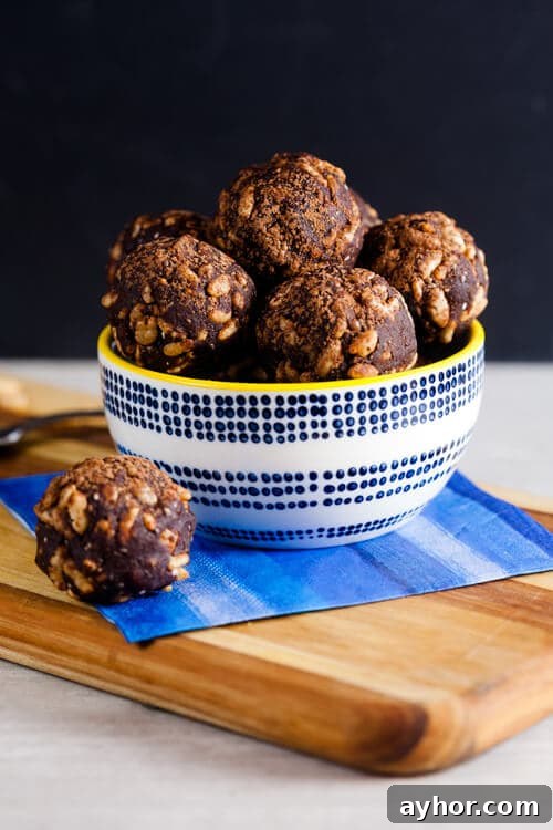 Top Recipes from 2015: Most-Loved Dishes and Classics 8 Crispy Chocolate Peanut Butter Energy Balls
