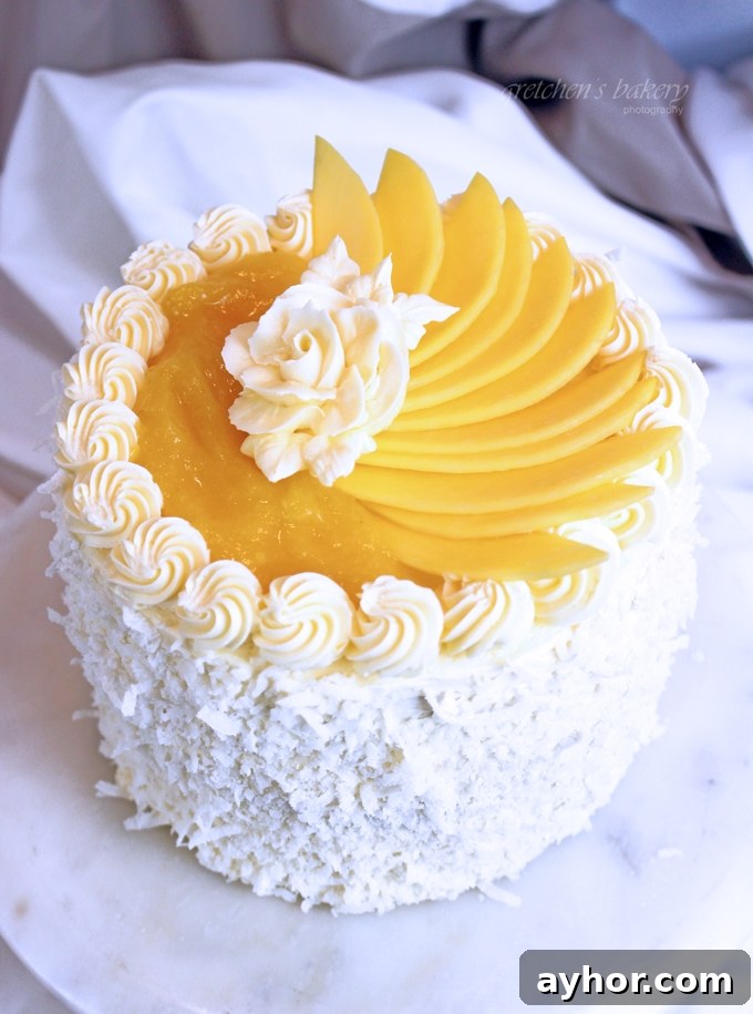 Moist Mango Cake Recipe with Fresh Mango Glaze 2 Mango Cake