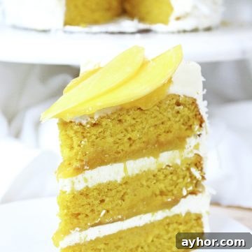 Moist Mango Cake Recipe with Fresh Mango Glaze 12 Mango Cake