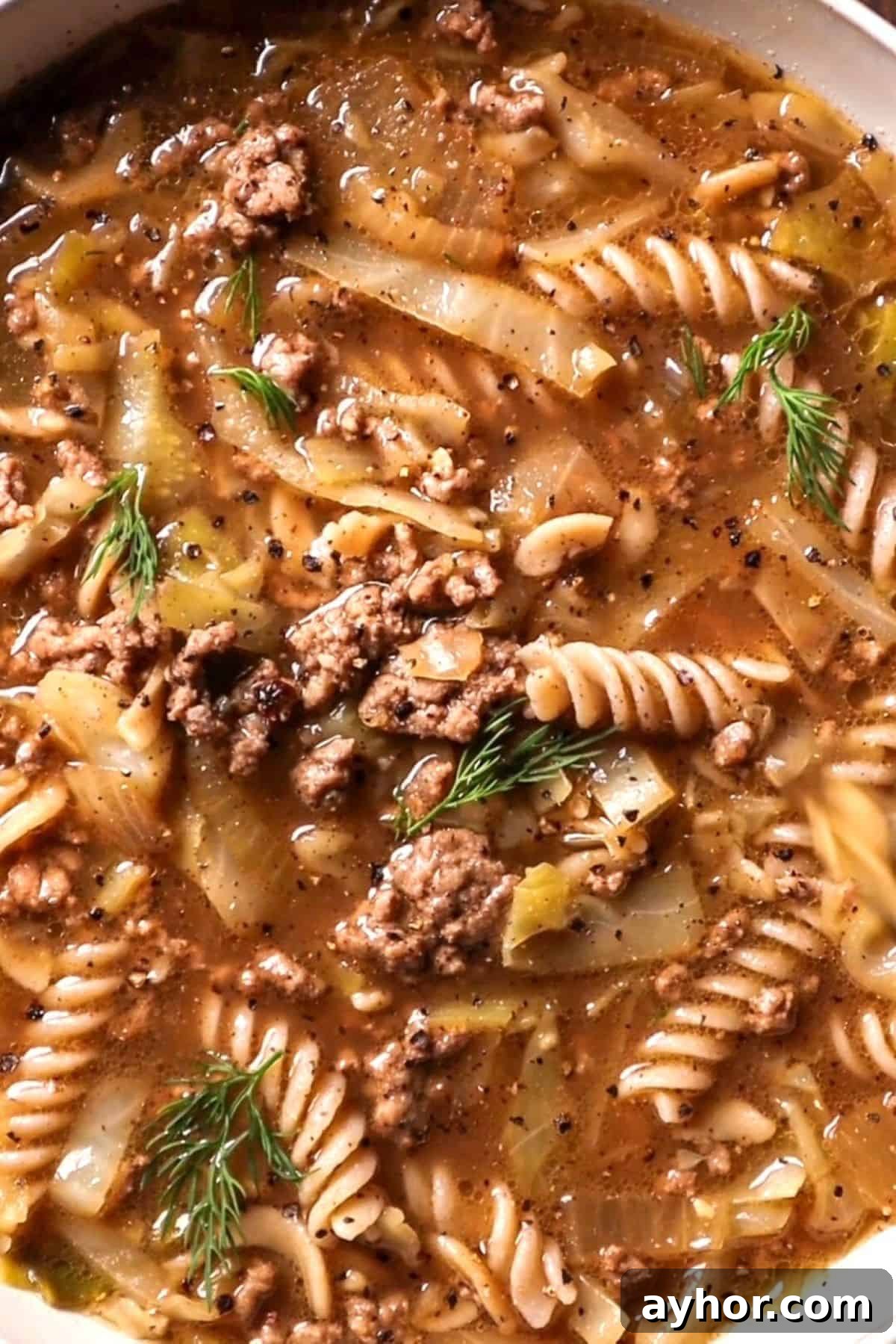 beef cabbage soup