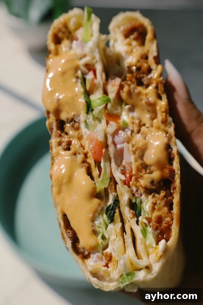 Vegetarian Crunchwrap Supreme Recipe: How to Make It at Home 9 crunchwrap supreme featured image