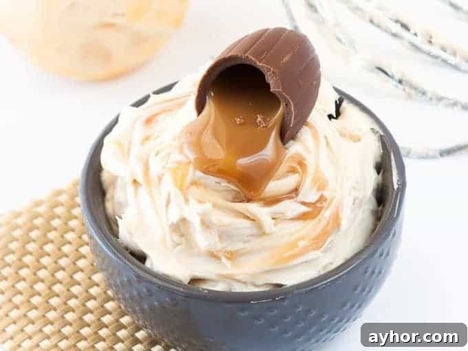 Salted Caramel Buttercream Frosting Recipe for Cakes & Cupcakes 7 img 11919 6