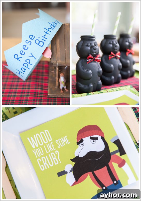 Lumberjack Birthday Party | TheCakeBlog.com Lumberjack Birthday Party | TheCakeBlog.com
