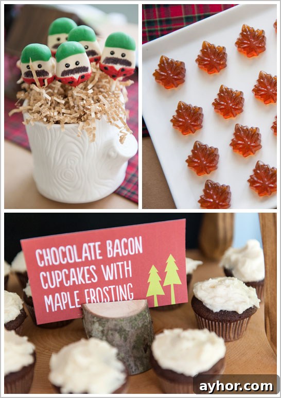 Lumberjack Birthday Party | TheCakeBlog.com Lumberjack Birthday Party | TheCakeBlog.com