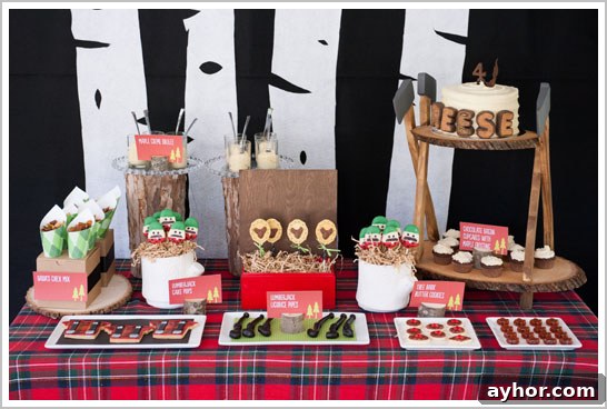 lLumberjack Birthday Party | TheCakeBlog.com lLumberjack Birthday Party | TheCakeBlog.com