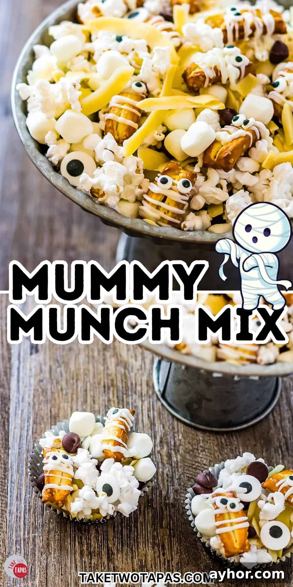 Mummy Munch: Delicious Snacks for Expecting Moms 7 mummy munch snack mix with popcorn and pretzels